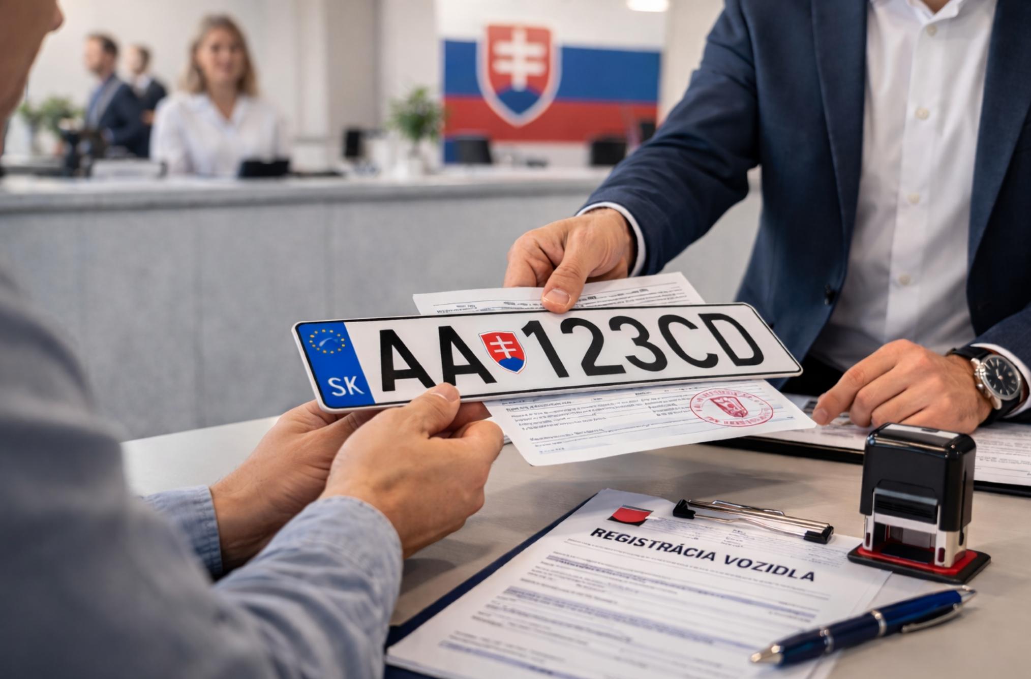 Registrácia vozidla na Slovensku a vydanie slovenských evidenčných čísiel